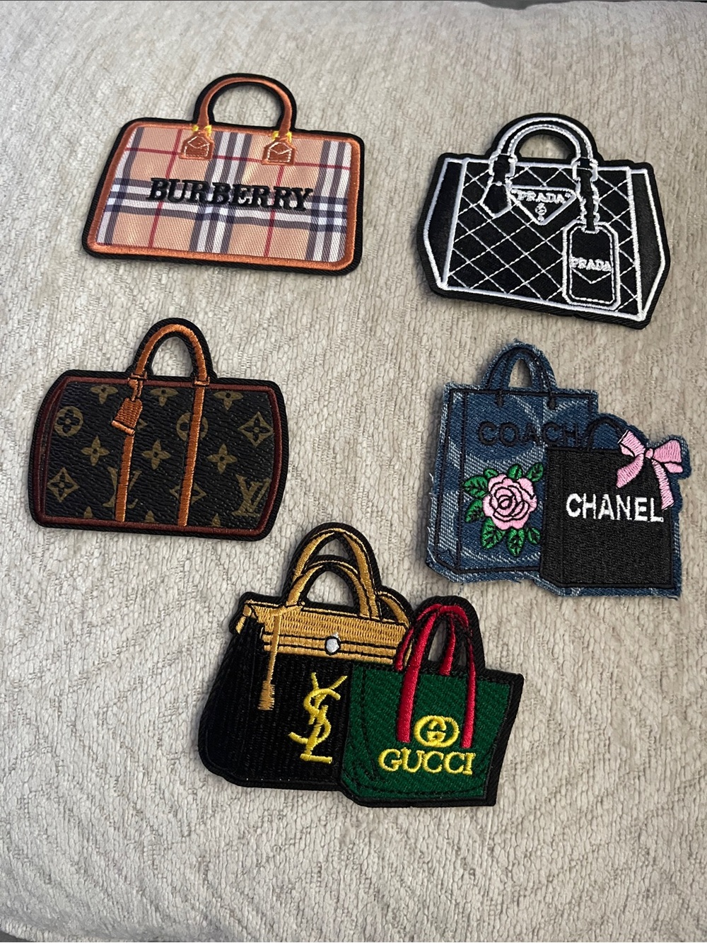 Set of small Iron on Patches